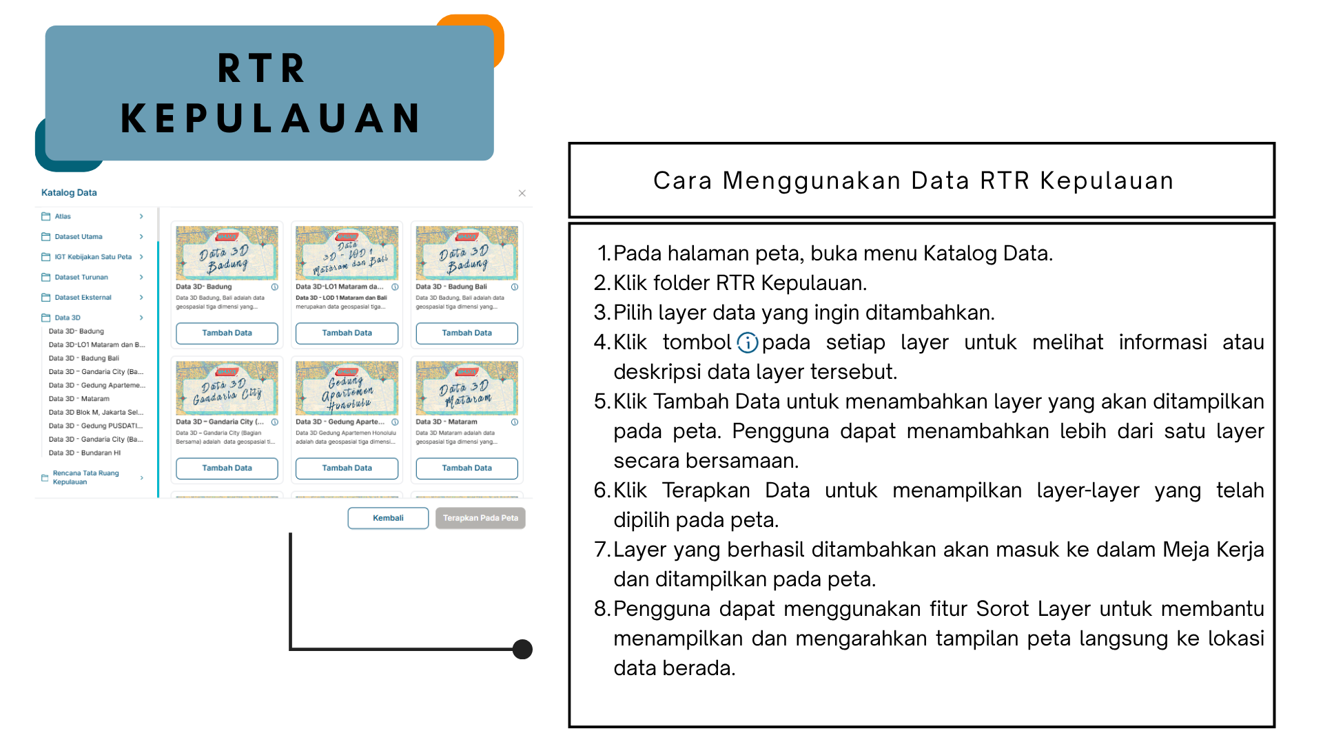 Gambar Data RTR Kepulauan  peta aplikasi BHUMI ATR/BPN
