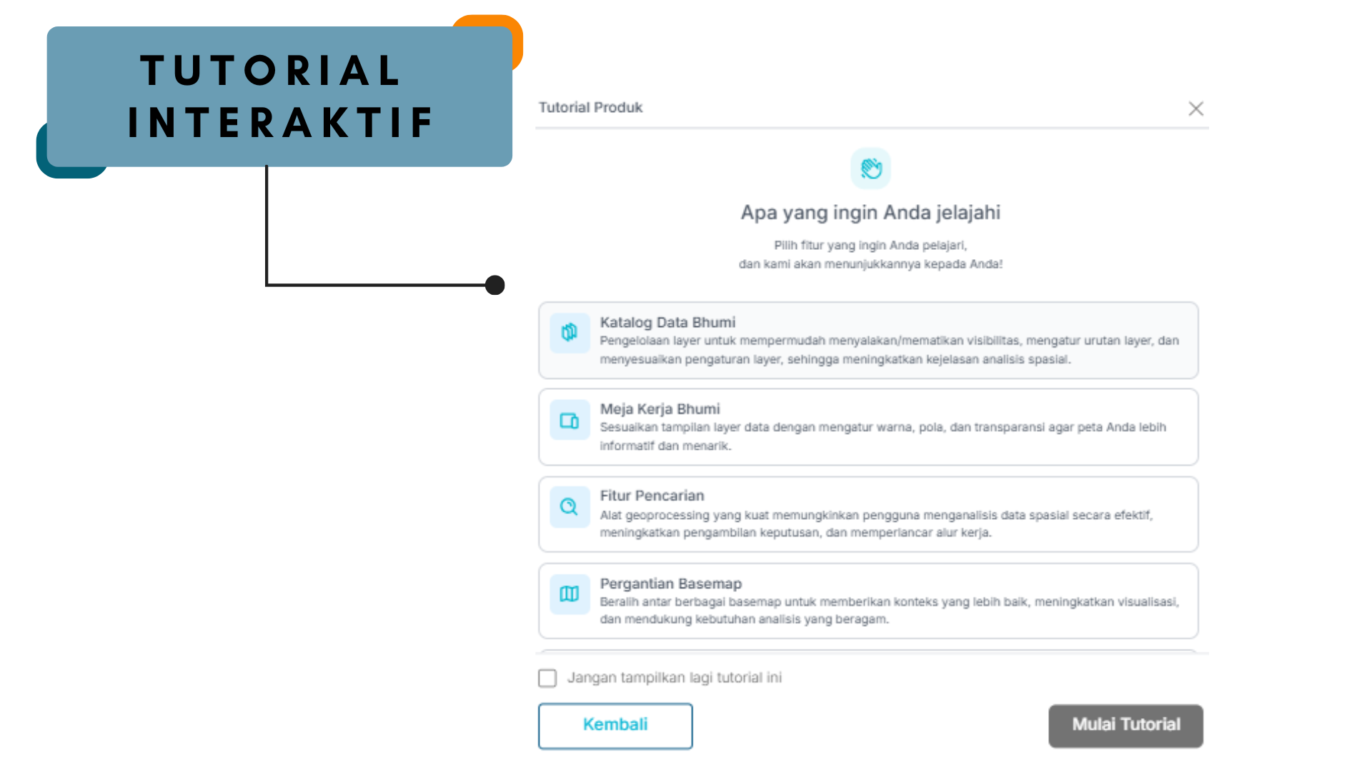 Gambar landing page aplikasi BHUMI ATR/BPN